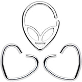 16 Gauge 5/16 Heart of the Galaxy Septum Ring Pack Set of 3