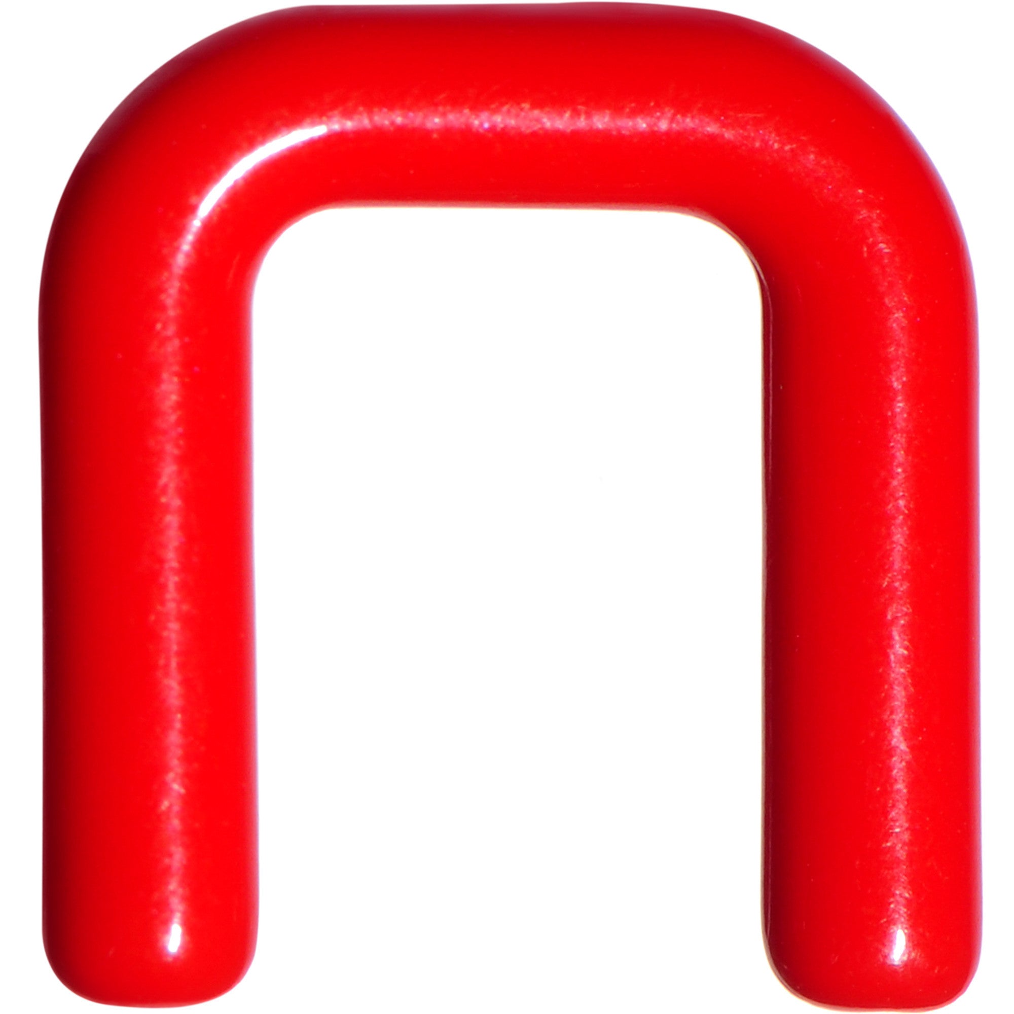 10 Gauge 1/2 Red Flexible Bioplast Square Septum Retainer