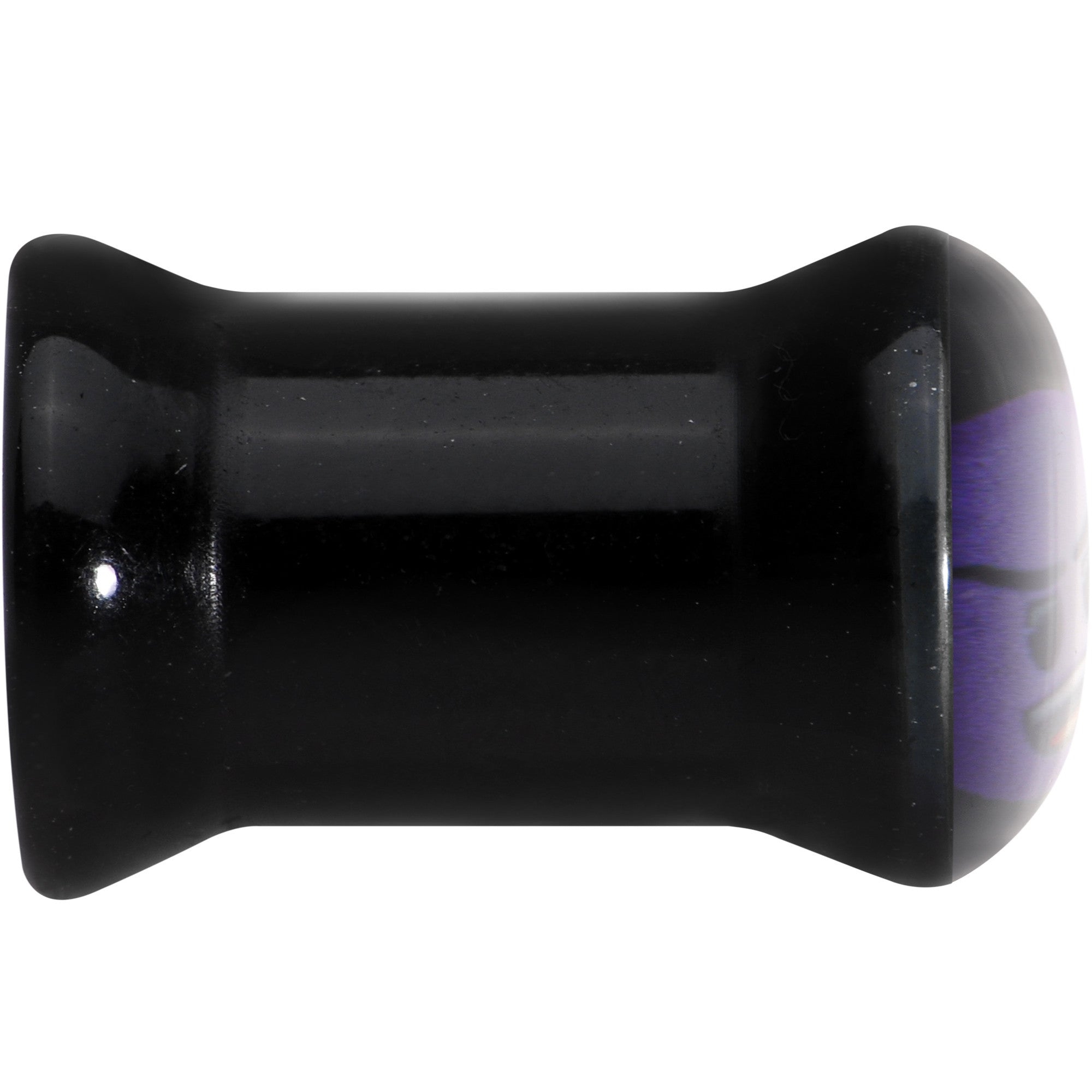 2G Licensed Purple Devil emoji Acrylic Double Flare Plug Set