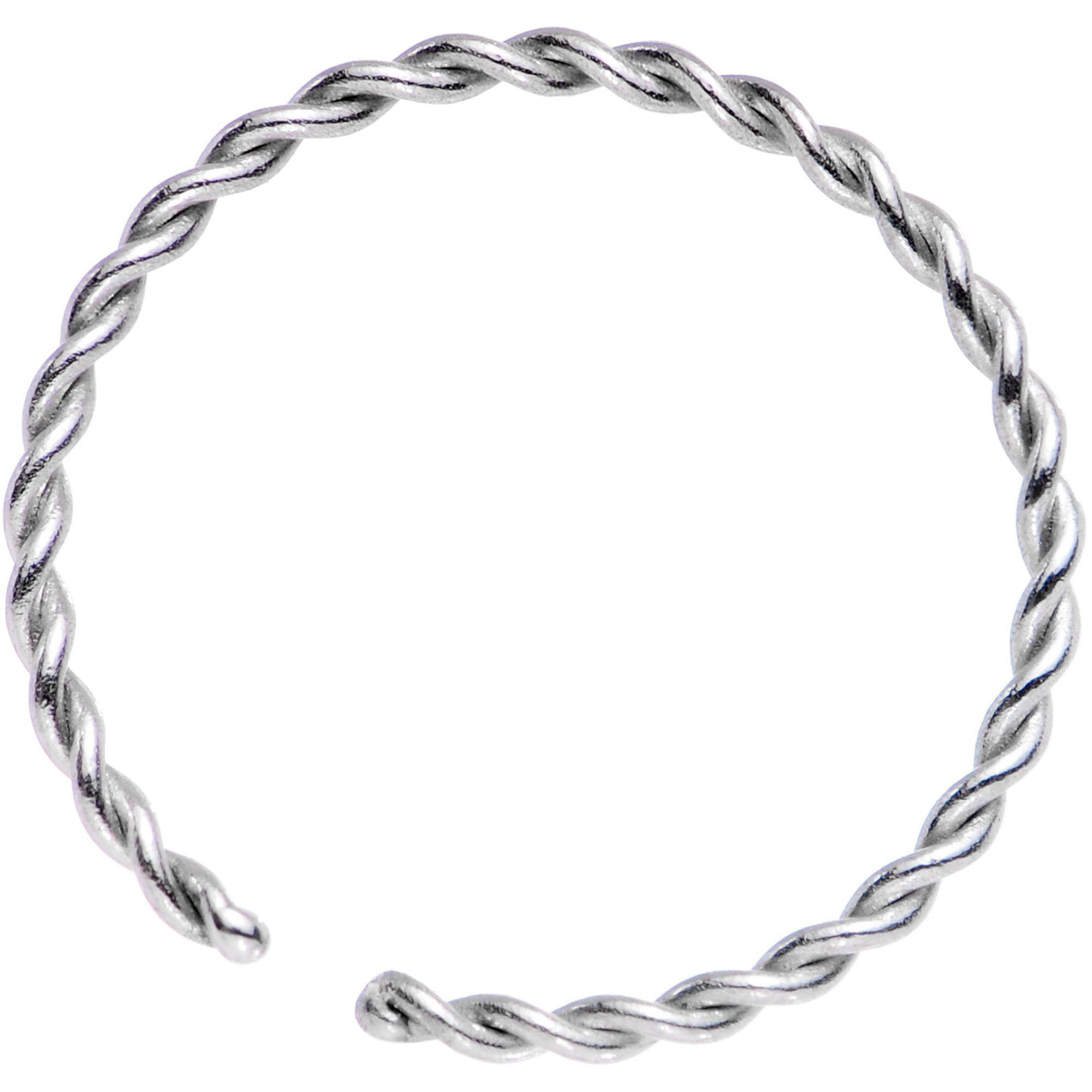 20 Gauge 3/8 Annealed Steel Seamless Braided Circular Ring