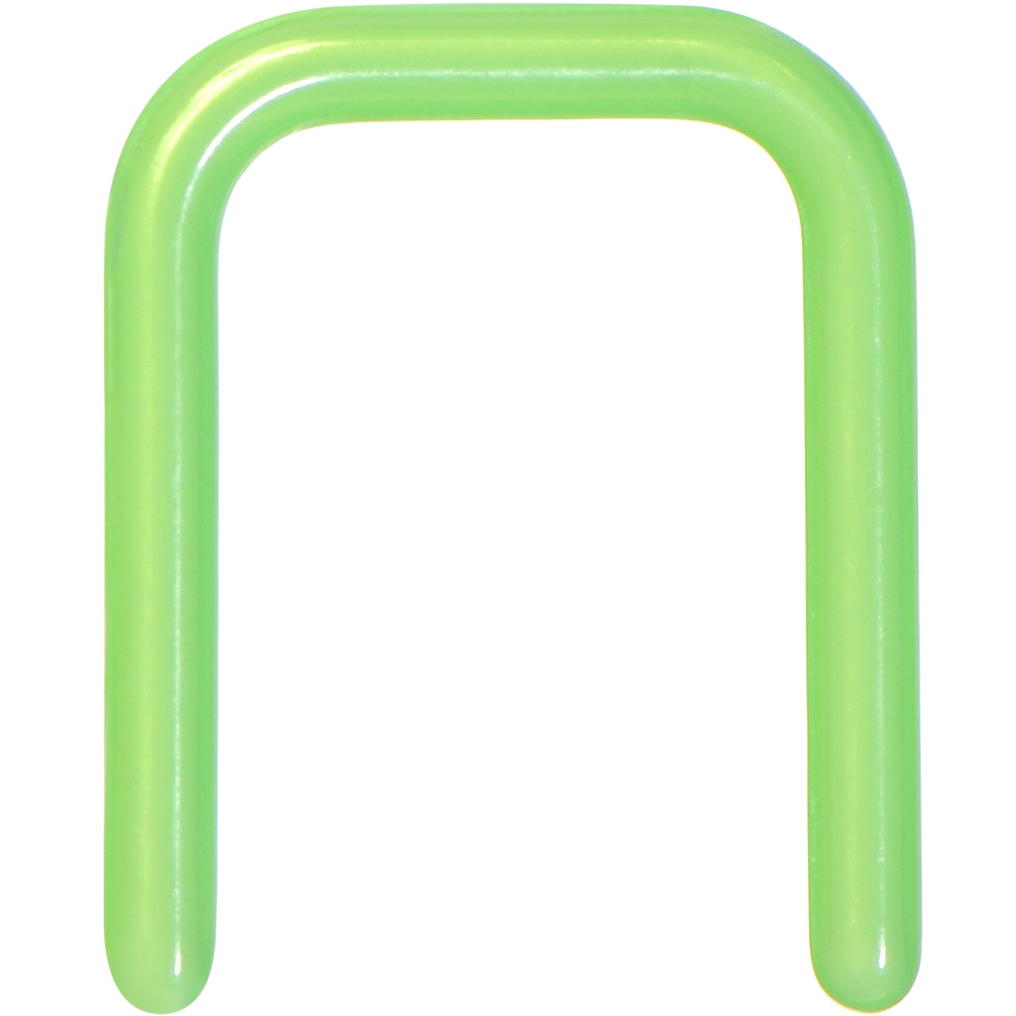 16 Gauge 7/16 Green Flexible Bioplast Square Septum Retainer
