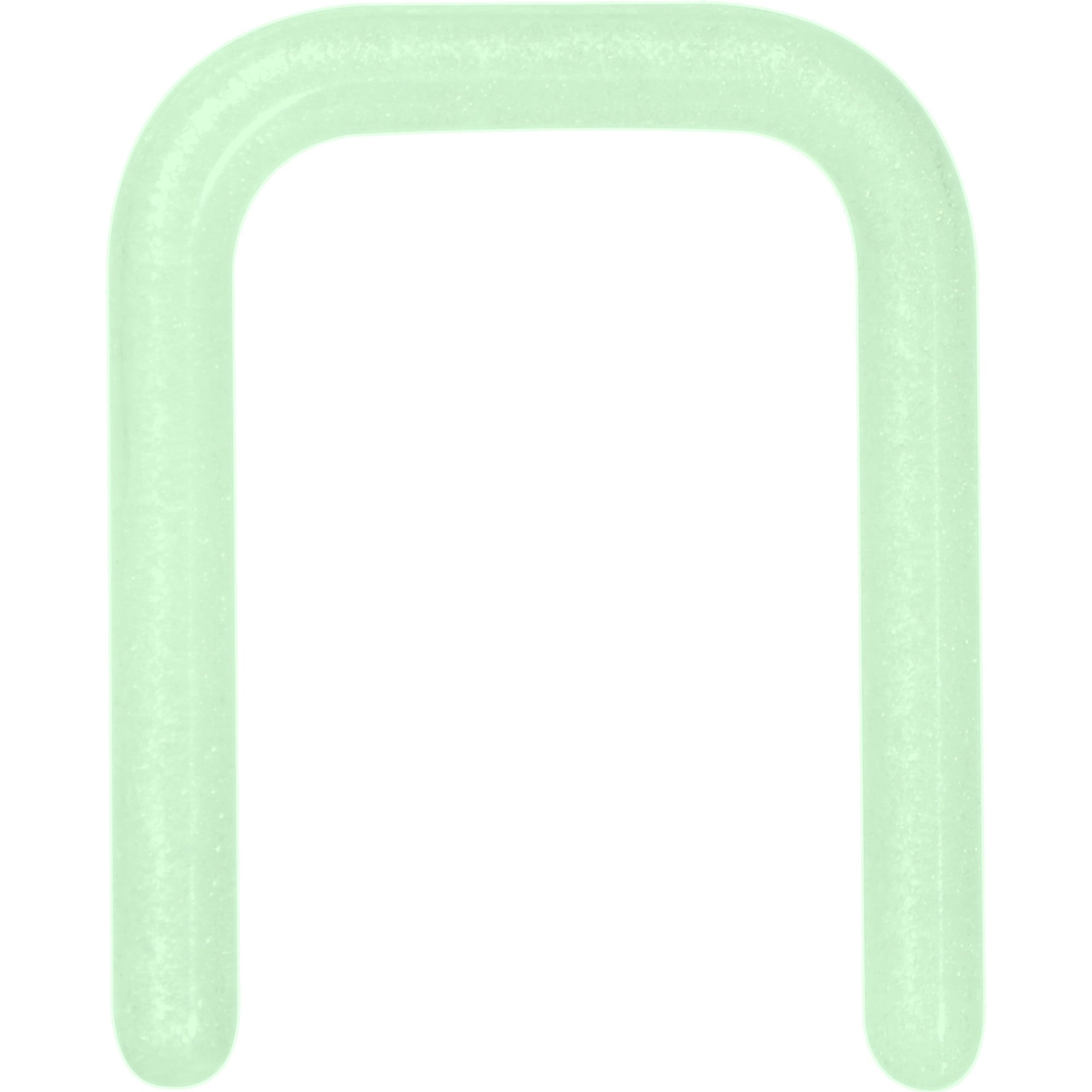 16 Gauge 7/16 Flexible Bioplast Glow Square Septum Retainer