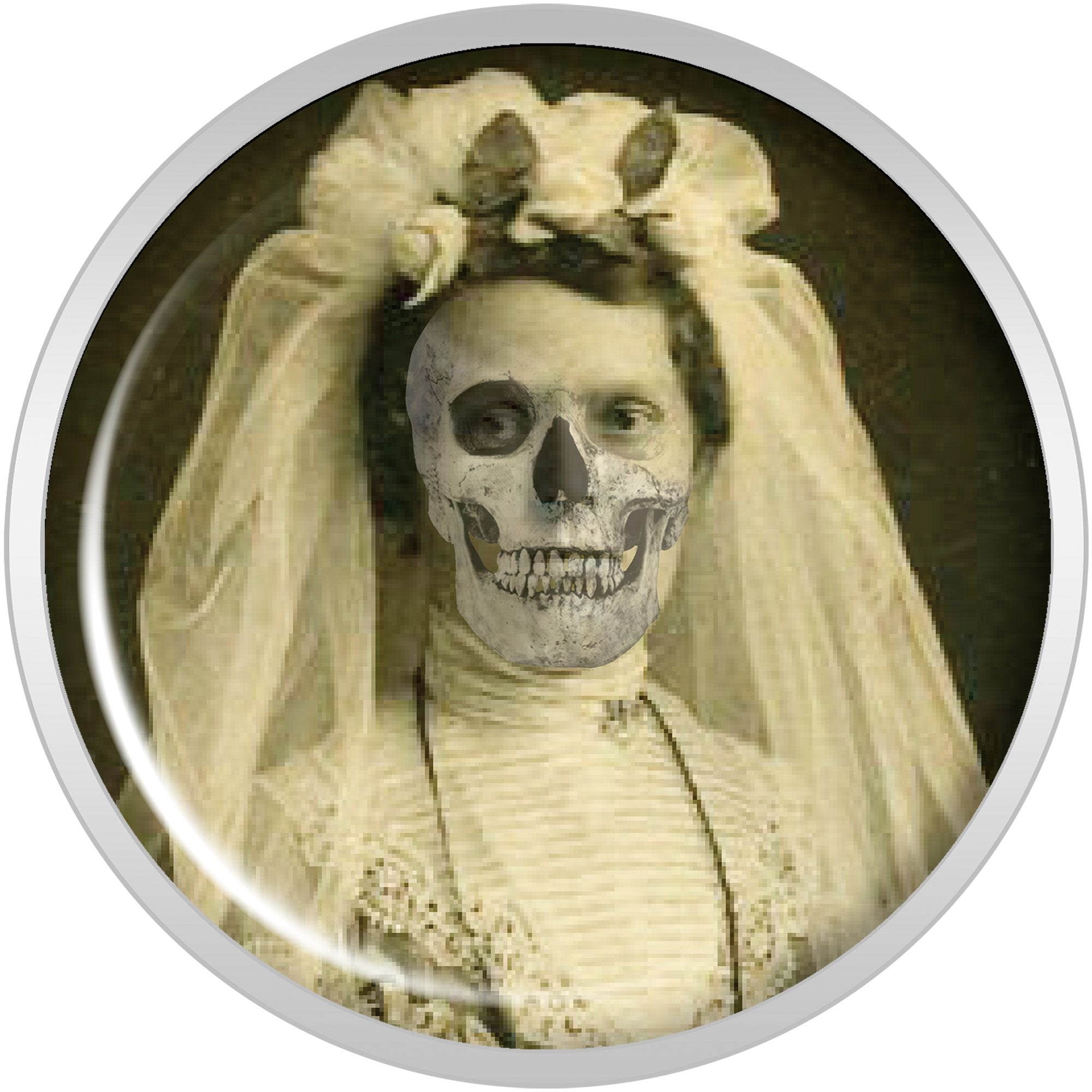 Undead Bride and Groom Halloween Plug Set 20mm