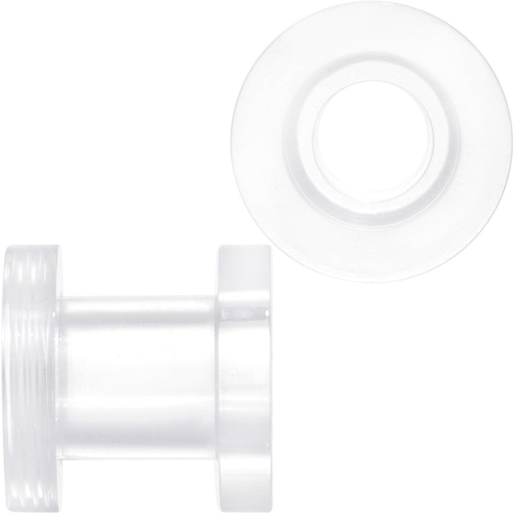 2G Clear Acrylic Screw Fit Plug Set