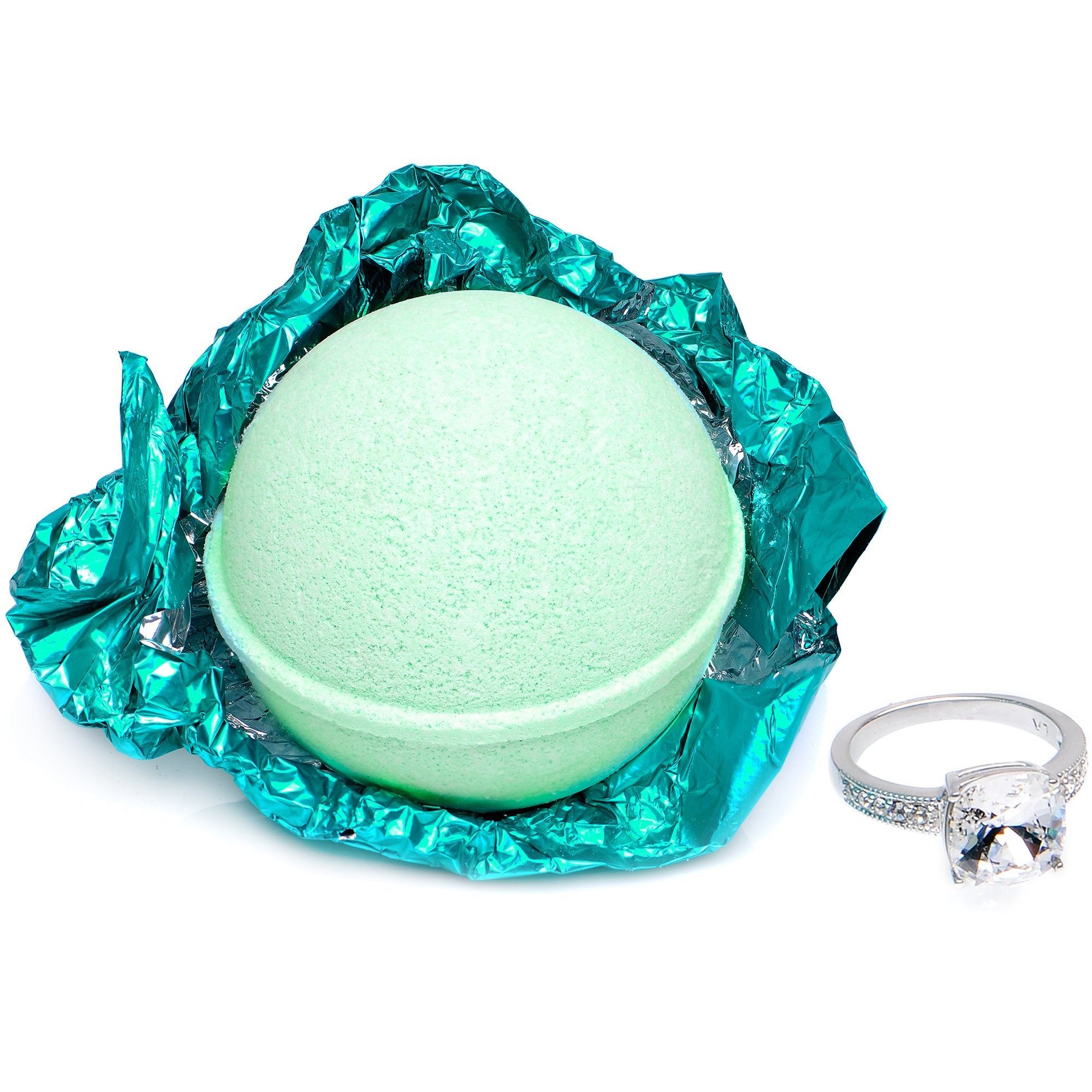 Mermaid Daydream Bath Bomb with Jewelry Ring Inside