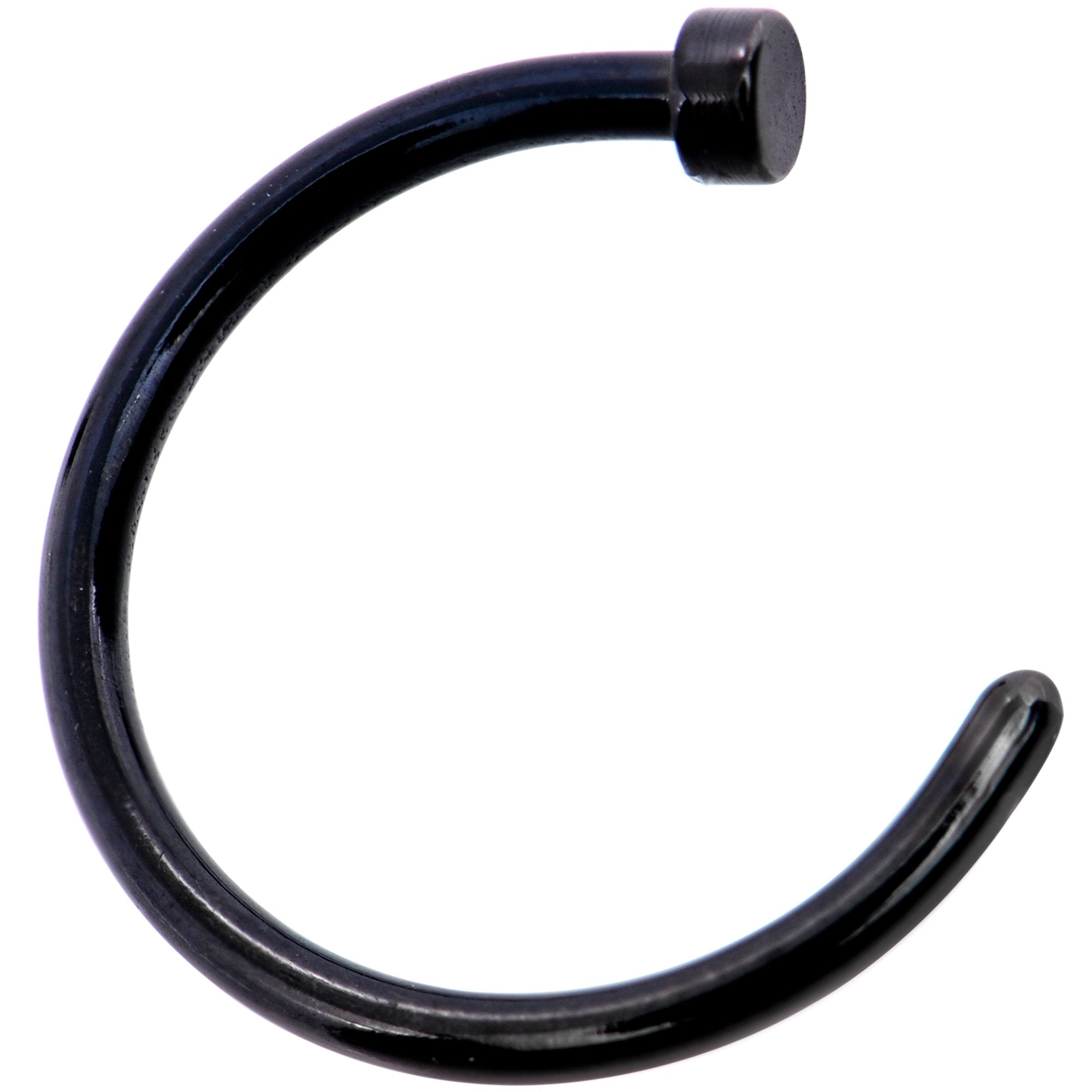 18 Gauge 3/8 Pack Set of 3 Assorted Stainless Steel Nose Hoop Rings