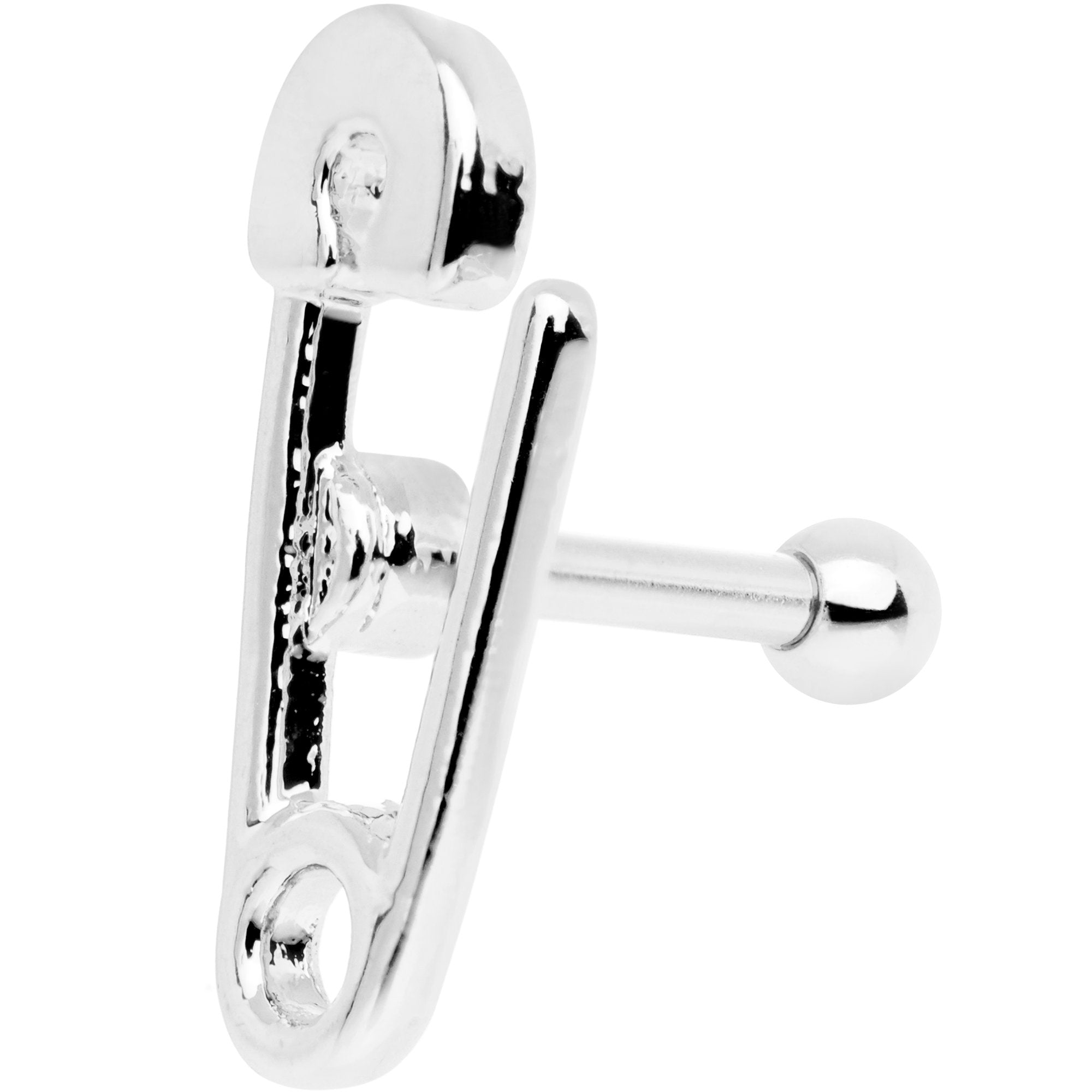 16G Open Safety Pin Tragus Cartilage Earring